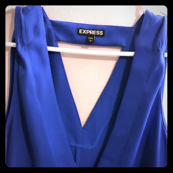 Express Tops - Express royal blue dress tank